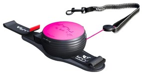 Różowa smycz w rozmiarze XS 3 Neon – Lishinu