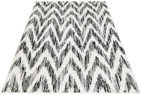 Nowoczesny dywan w przecierane geometryczne wzory H2-D99