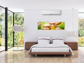 Obraz miodu (170x50 cm)