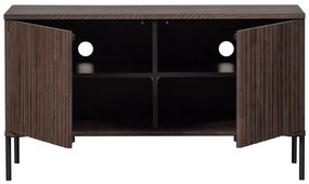 Brązowa szafka pod TV w dekorze jesionu 100x56 cm Gravure – WOOOD