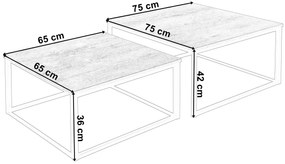Zestaw stolików kawowych E2-N00