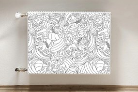 Maskownica na kaloryfer Doodle wzór