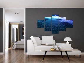 Obraz - Góry w modelu komputerowym (125x70 cm)