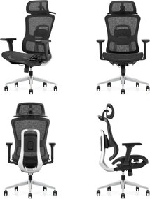 Ergonomiczny fotel biurowy Homer S z wieszakiem, zgodny z normą BHP