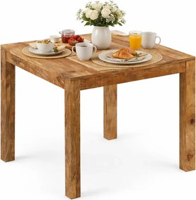 Brązowy mały stół z drewna mango C4-S43