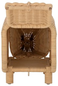 Rattanowy stołek dla dzieci Soffe − Bloomingville Mini