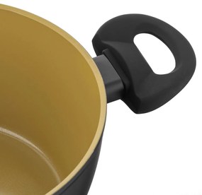 Florina Aluminiowy garnek z pokrywką AmVegan byMateusz Gessler, 24 cm, 3,6 l, śred. 24 cm
