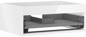 Mexen Box-A korpus szafki podumywalkowej 60 cm, 1 szuflada, biały połysk - 91AX0-0600-235-1-00