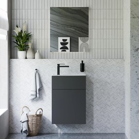 Badmöbel-Set KONDA 50 cm mit Mineralguss Waschbecken