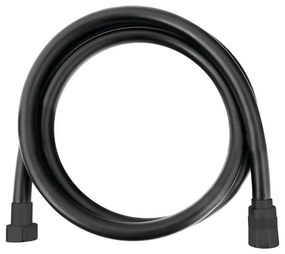 Czarny plastikowy wąż prysznicowy ø 1 cm Softflex – Sapho