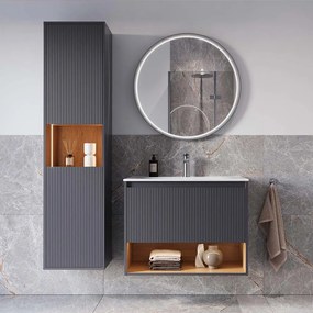 Zestaw mebli łazienkowych BELDIVO 80 cm z umywalką ceramiczną