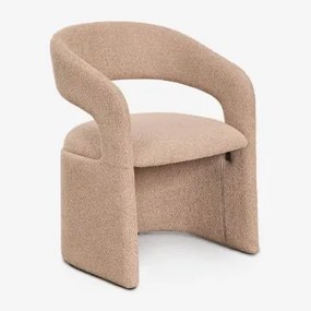 Fotel Julesa Gruba Tkanina Szenilowa Latte Brown - Sklum