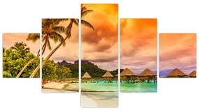 Obraz - Bora Bora Island (125x70 cm)
