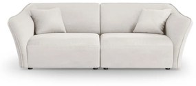 Biała sofa z materiału bouclé 206 cm Tokyo – Cosmopolitan Design