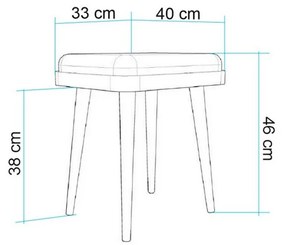 Stołek Vina Mini Stone