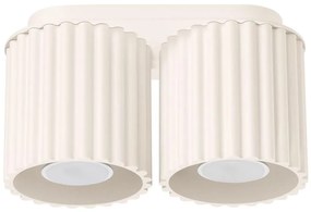 Sollux SL.1790 - Oprawa punktowa AURA 2xGU10/10W/230V kremowa