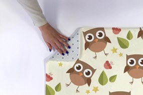 Dywanik łazienkowy antypoślizgowy Dywanik łazienkowy antypoślizgowy Sowy Ptaki