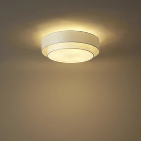 Nowoczesna lampa sufitowa biała 50 cm 3-punktowa - Drum Duo