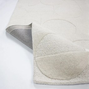 Wełniany dywan tkany ręcznie w kolorze kości słoniowej 200x290 cm Gigi – Flair Rugs