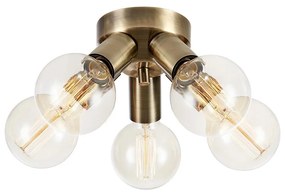 Markslöjd 108553 - Lampa sufitowa MAZZO 5xE27/40W/230V mosiądz