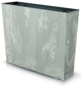 Donica ogrodowa z wkładem 77 x 23,5 x 68,5 cm Urbi Tower Beton Effect beton PROSPERPLAST