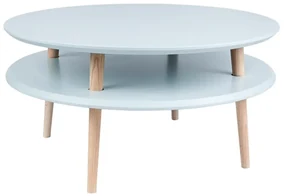 Stolik kawowy UFO Low 70x70 jasnoszary RAGABA