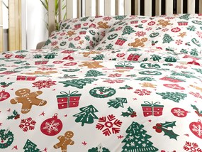 PrzytulneMieszkanie.pl PrzytulneMieszkanie.pl Bawełniana pościel MERRY MOOD biała Rozmiar pościeli: 70 x 90 cm | 140 x 200 cm