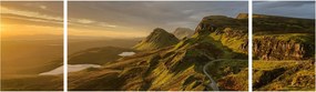 Obraz pasma górskiego (170x50 cm)