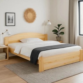 Łóżko sosnowe Miki tył obniżony