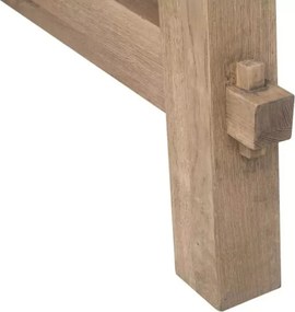 Masywny drewniany stół okrągły 137 cm jesionowy naturalne wybarwienie