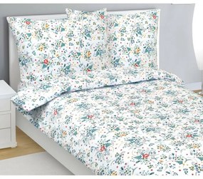 Bellatex Pościel bawełniana Niezapominajka, 140 x 200 cm, 70 x 90 cm