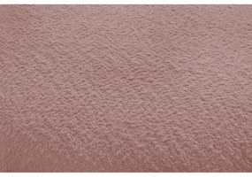 Różowa sofa z materiału bouclé 260 cm Saint-Germain – Bobochic Paris