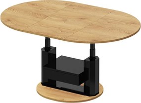 Regulowany ławostół z szufladą Primo Max dąb