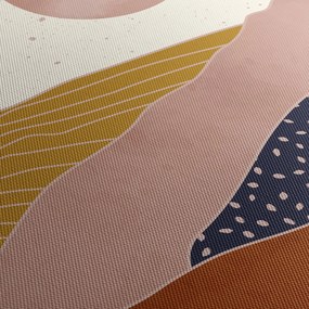 Obraz - Spacefrog design mountain N⁰3 (z zegarem) (90x30 cm)