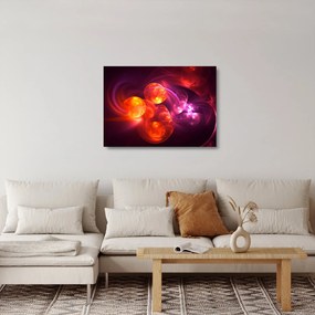 Obraz na szkle - nowoczesna abstrakcja (70x50 cm)