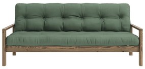 Zielona rozkładana sofa 205 cm Knob – Karup Design