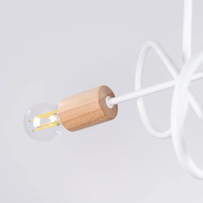 Żyrandol EMBER 3 biały SOLLUX  LIGHTING