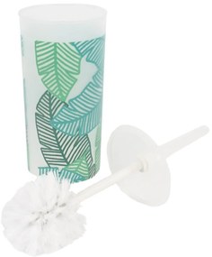 Szczotka toaletowa ze stojakiem CHANTILLY 35 cm biała