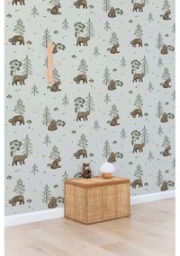 Tapeta dziecięca 10 m x 50 cm Mountain &amp; Bears – Lilipinso