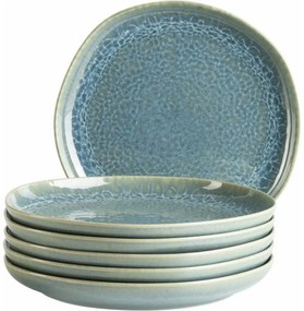 Mäser Zestaw talerzy deserowych Cordelia AtacamaGreen Textura 22 cm, 6 szt.