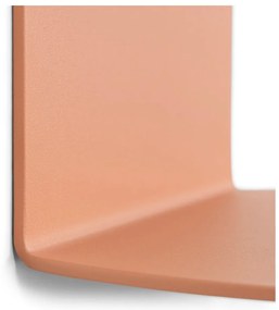 Łososiowa metalowa półka 30 cm Flex – Spinder Design