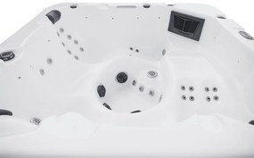 JACUZZI OGRODOWE PREMIUM WANNA  SPA 5-OSOBOWA WHITE OBUDOWA BROWN 195x195 CM