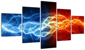 Obraz napięcia elektrycznego (125x70 cm)