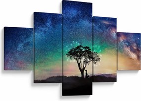 Obraz - Odpoczynek pod gwiazdami (125x70 cm)