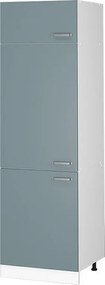 Szafka na lodówkę niebiesko-szary 60x57.2x206.8 r-line