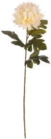 Chryzantema kremowa - sztuczny kwiat cięty, 73 cm