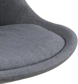 Skandynawskie krzesło na drewnianych nogach Dima dark grey
