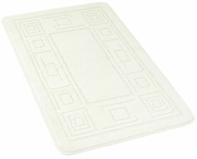 Kvalitex Dywanik łazienkowy Ornament kremowy, 60 x100 cm