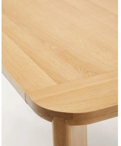 Rozkładany stół z blatem w dekorze dębu 100x200 cm Jondal – Kave Home