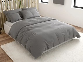 PrzytulneMieszkanie.pl PrzytulneMieszkanie.pl Krepa pościel STANDO szare Rozmiar pościeli: 70 x 90 cm | 140 x 200 cm